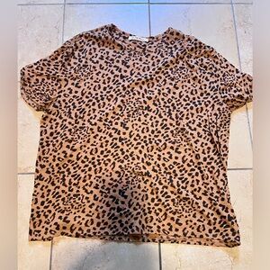 We the free leopard print shirt